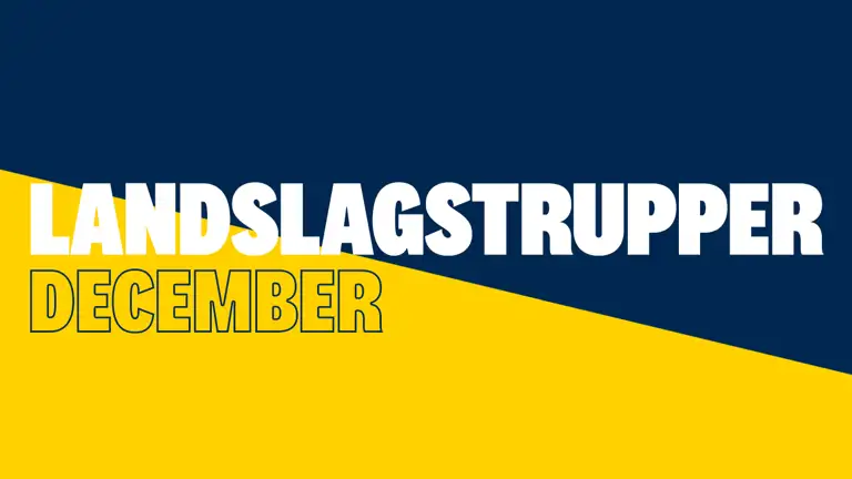 Landslagstrupper December