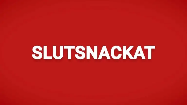 Slutsnackat