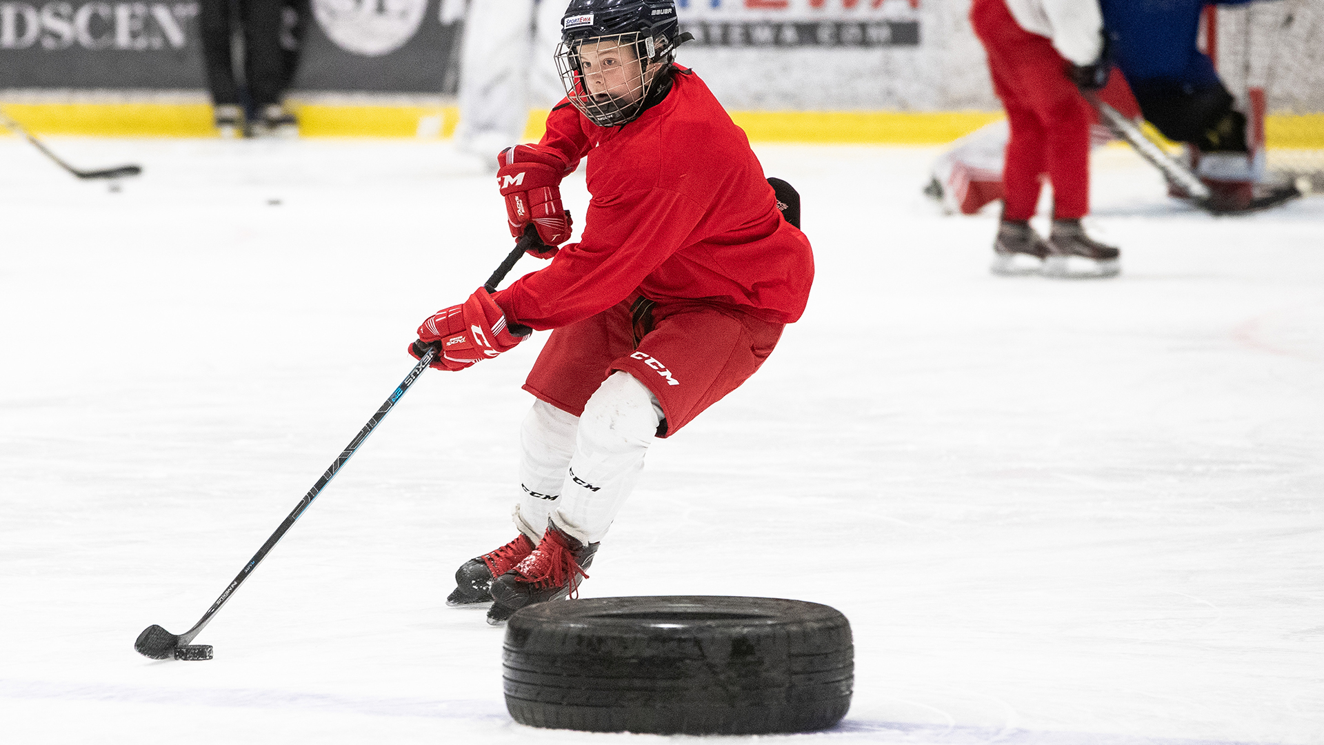 Dribblar Runt Däck